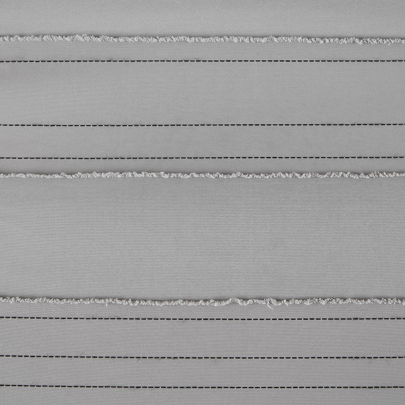 Ensemble d'édredon en jacquard à pince teintée avec coussin décoratif Gracie Mills Lucia, Édredon simple
