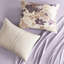 Édredon floral taupe pour très grand lit - microfibre douce