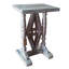 Arkeia Solid Wood Trestle End Table