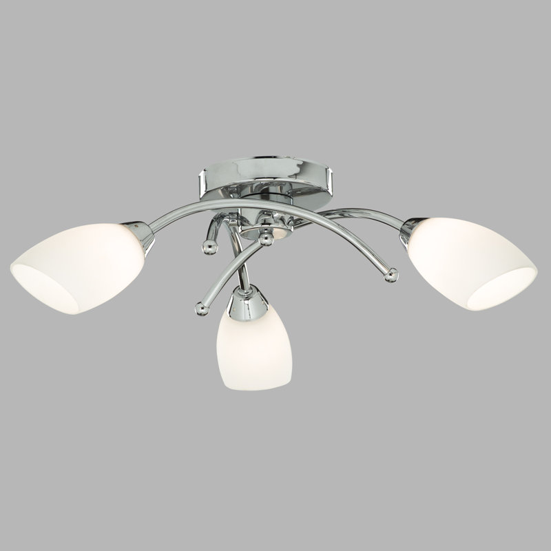 Kiantone Semi Flush Mount, Chrome