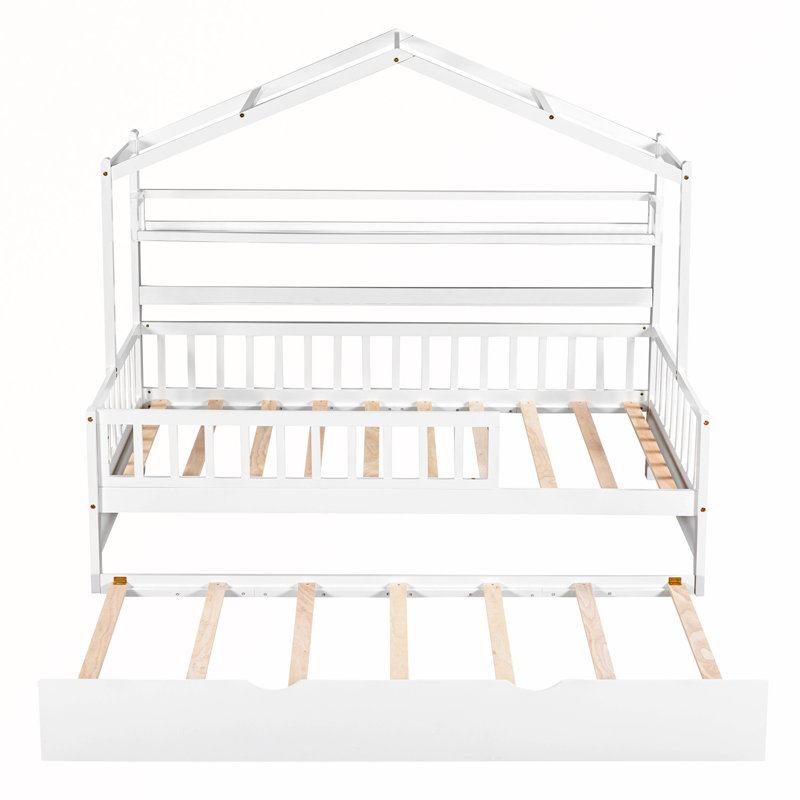 Syosset Kids Twin with Trundle, White