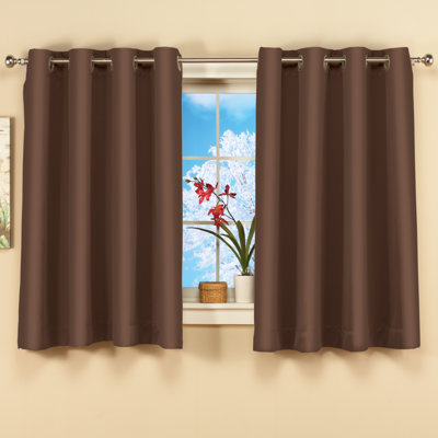 Abdualeem Tab Top Blackout Single Curtain Panel