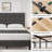 Bed Frame With Headboard, Sturdy Metal Frame With Solid Wooden Slats Support-1523998170