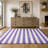 Premium Machine Washable Dream Shag ADS528 Striped Rug-1858973679-1858973586