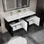 Ensemble de meuble-lavabo double mural Romer-734942759