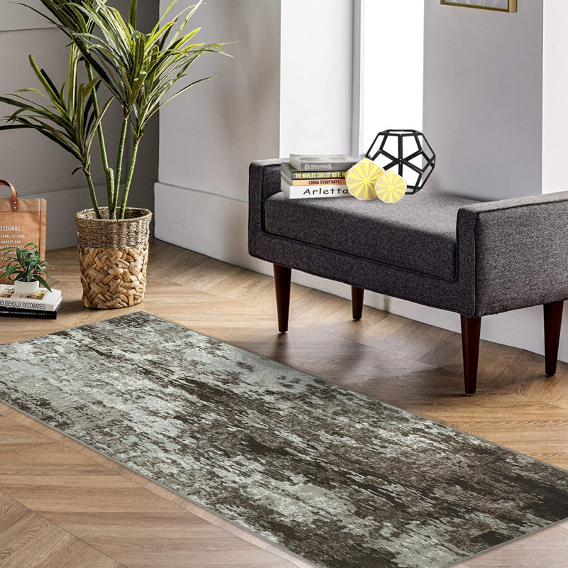 Tapis Marliana avec envers antidérapant, Tapis de couloir 2 pi x 6 pi