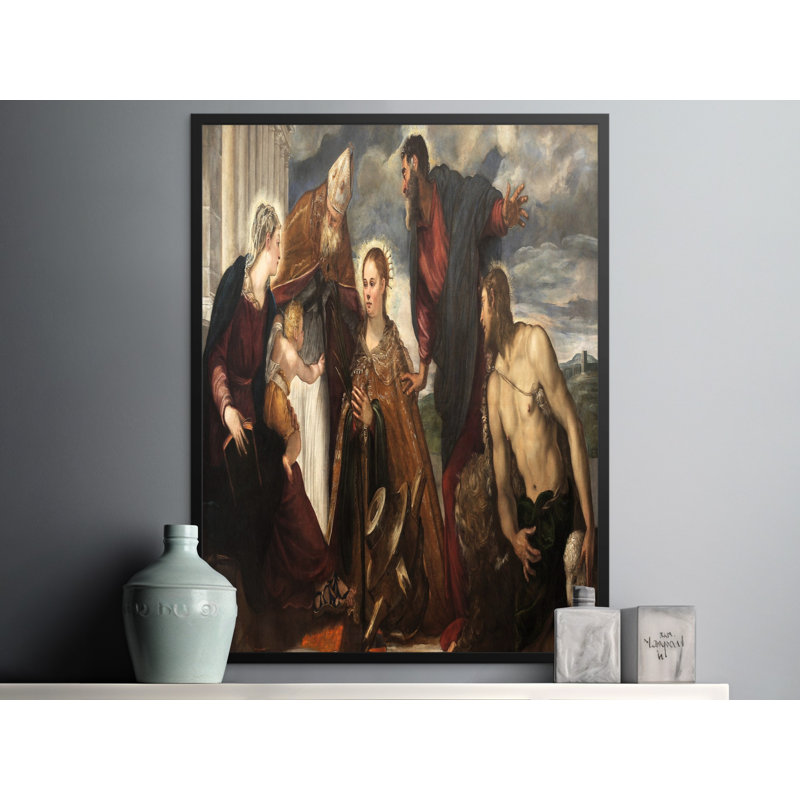 Mariami 1 Piece Floater Frame Wall Art, 11x14