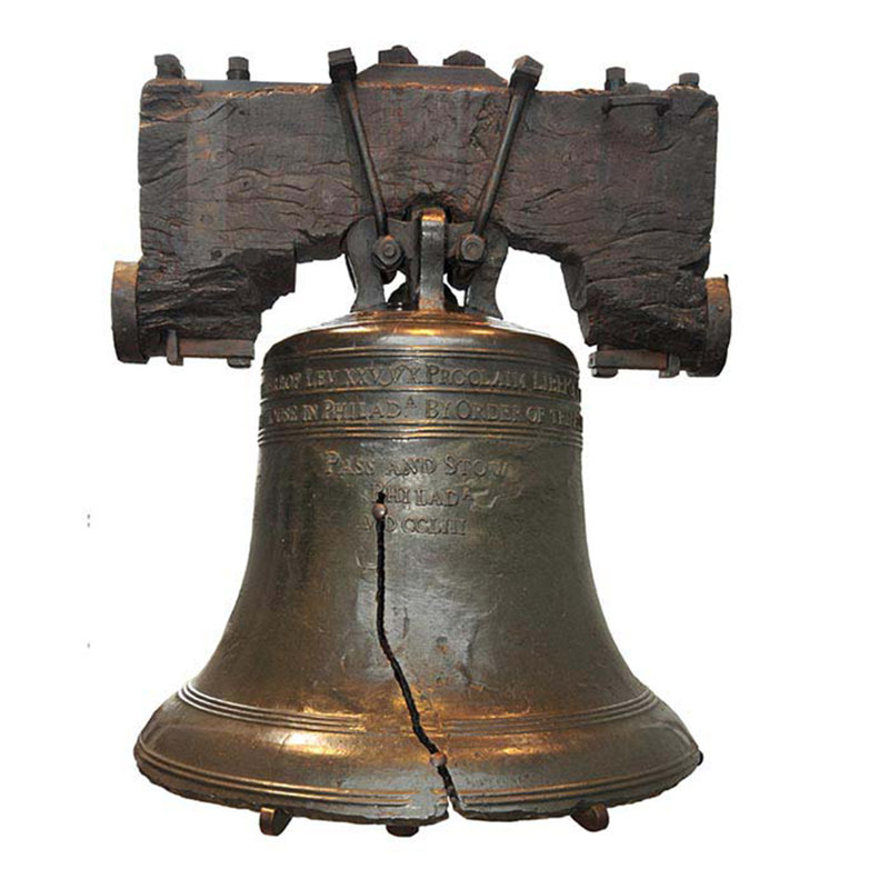 Accroche en carton liberty bell