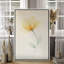 Art mural encadré, aquarelle florale jaune pour chambre à coucher - 24 po x 36 po-943616272-943616277