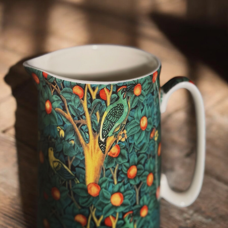 William Morris Orange Tree of Life 2 Pint Jug Vase
