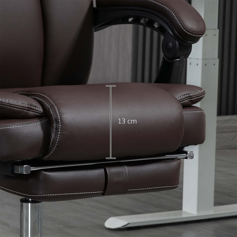 Fauteuil de bureau Vinsetto, Brun