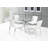 Round Glass Top with Stainless Steel Base Dining Table