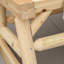 Chaise berçante en bois pour 2 personnes-115742563