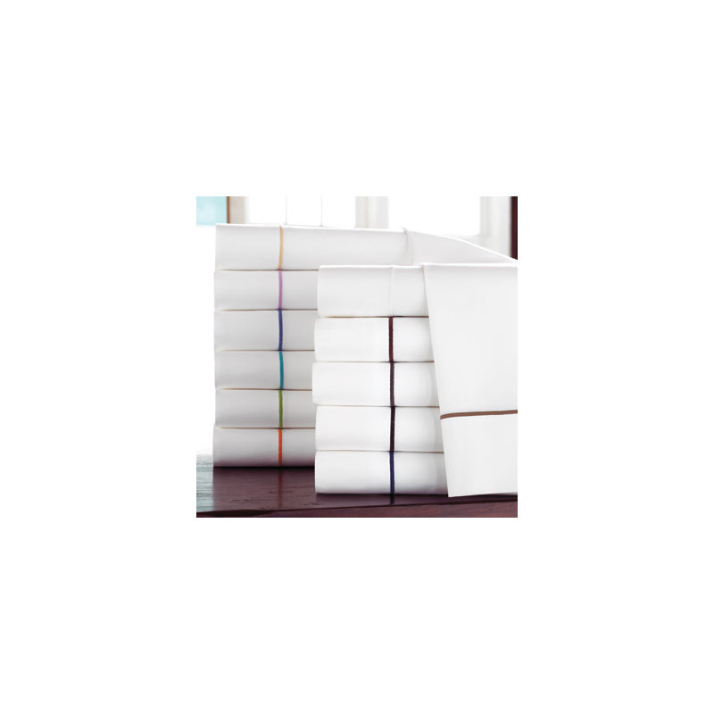 Boutique Pillowcase, White, Standard