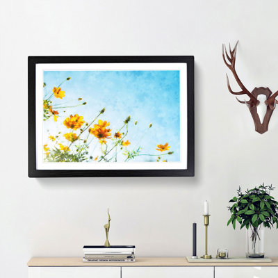 Yellow Flowers - Picture Frame Painting Print