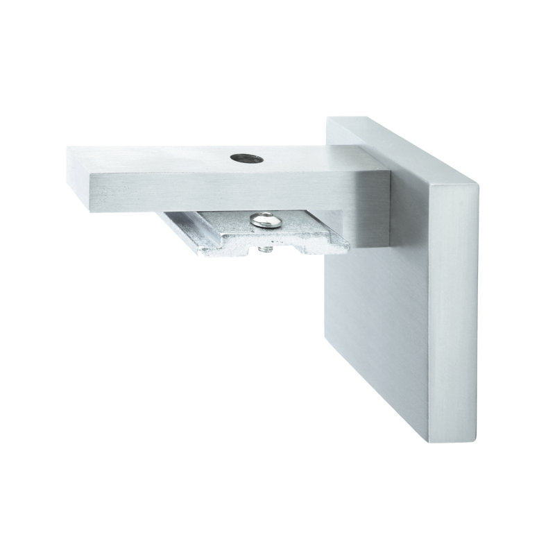 Panel Curtain Bracket, Aluminium and silver