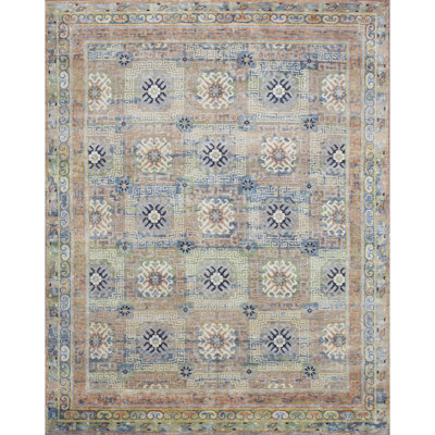 Silk and Wool Oriental Indoor Rug