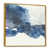 Toile avec cadre flottant or