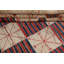 Tapis à damier oriental Gabbeh Kashkoli noué à la main 6 x 9
