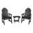 Anette Outdoor Adirondack Chair With Table-476427946