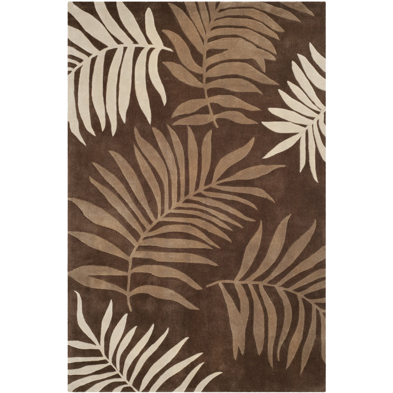 Gainesville Hand Hooked Performance Floral Rug, Rectangle 2' x 3'