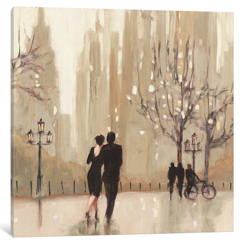 An Evening Out II, reproduction d'art sur toile tendue, H 12 po x l 12 po x P 0,75 po