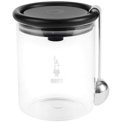 Bialetti Glass Coffee Jar with Moka Top
