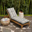 Coussin de chaise d'extérieur touffeté Arden EarthFIBER, 22 x 76