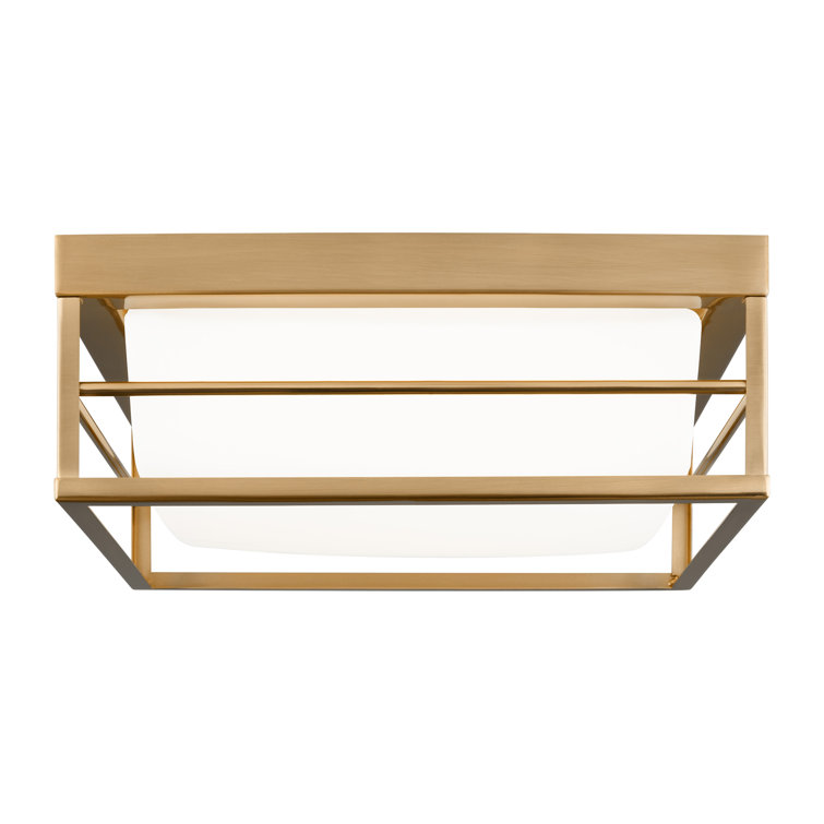 Krista 1-Light LED Flush Mount/ black color 