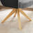 Bernab Swivel Upholstered Home Office Task Desk Chair with Oak Wood Base-2114755259