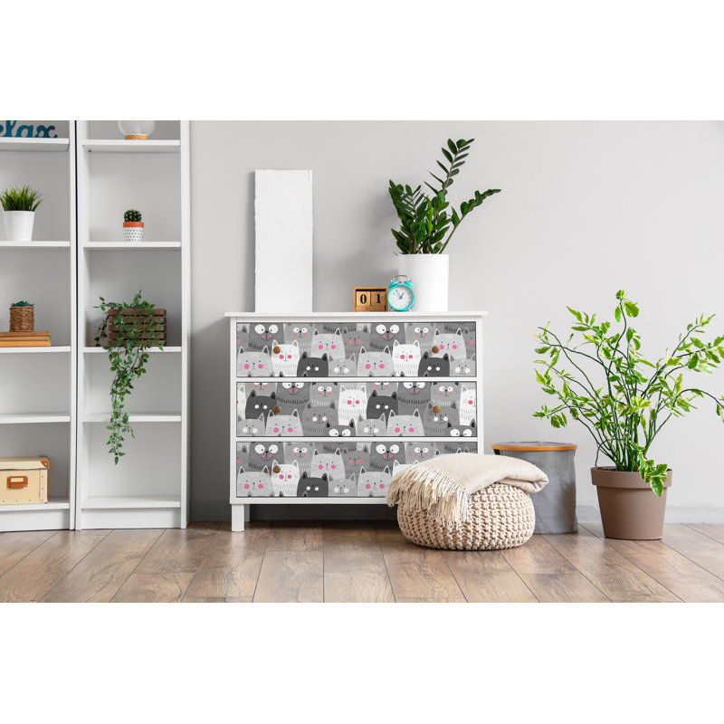 Amzee 100 cm x 50 cm Matte Peel & Stick Wallpaper Roll