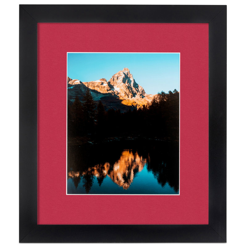 Cadre pour photo simple 8,5 po x 11 po, Rouge