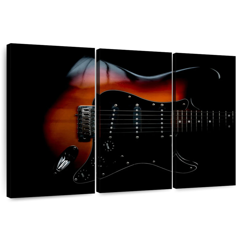 Guitare électrique élégante Abarca, H 28 po x l 45 po