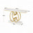 55" Long Faux Marble Console Table