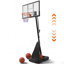 Panier de basketball extérieur à manivelle de 44 pouces avec plaque de protection