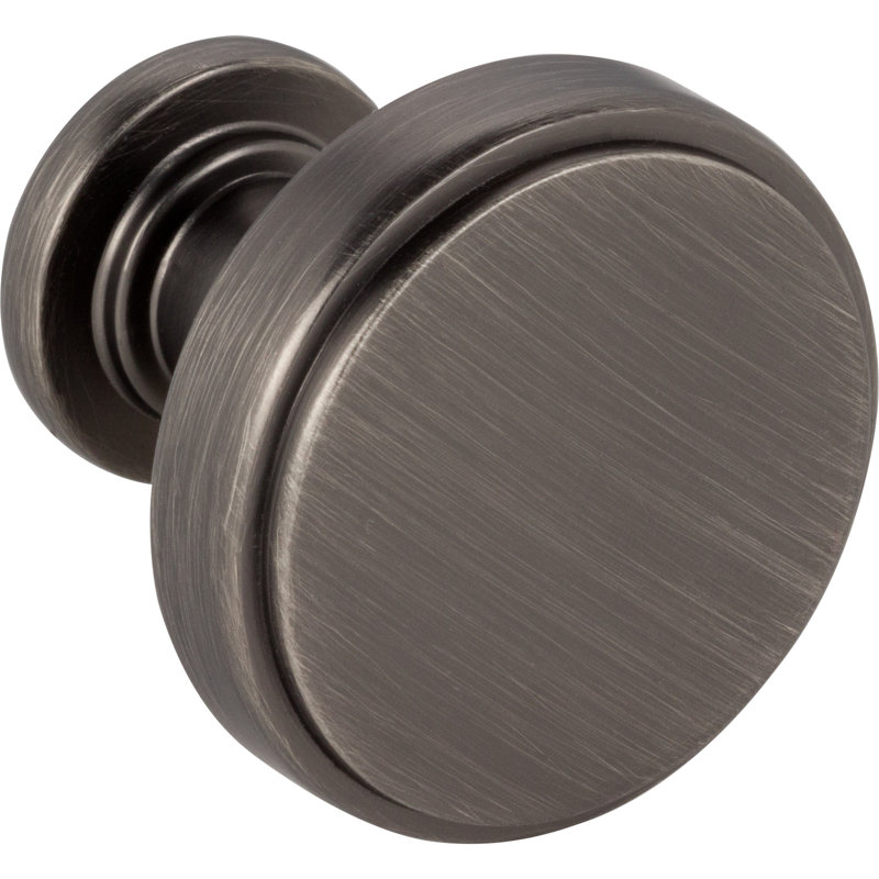 Richard Round Knob, Brushed Pewter, 1 3/4"