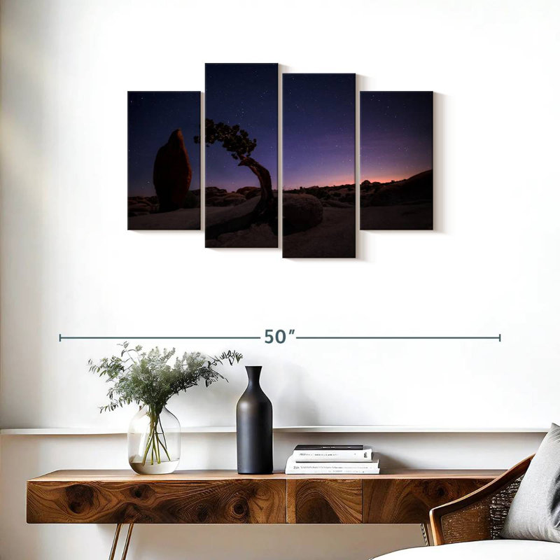 Paysage de nuit Lynelle Joshua Tree, H 22 po x l 36 po
