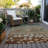 Machine Washable Indoor/Outdoor Xhevrie Mocha Rug-1506357490