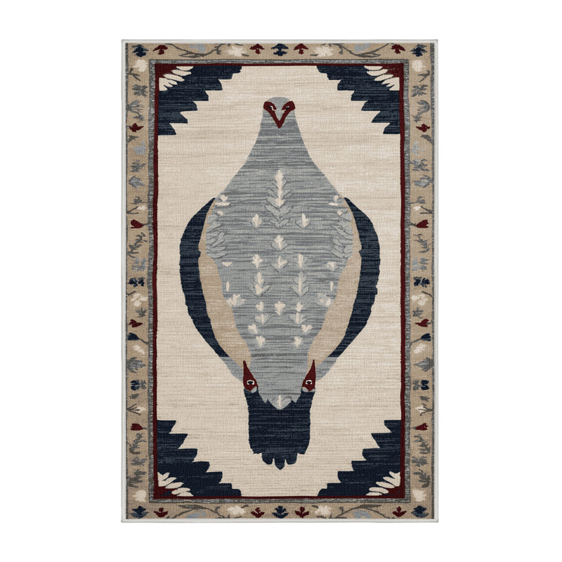  Tapis lavable aux yeux rouges, Rectangle 4pi x 6 pi