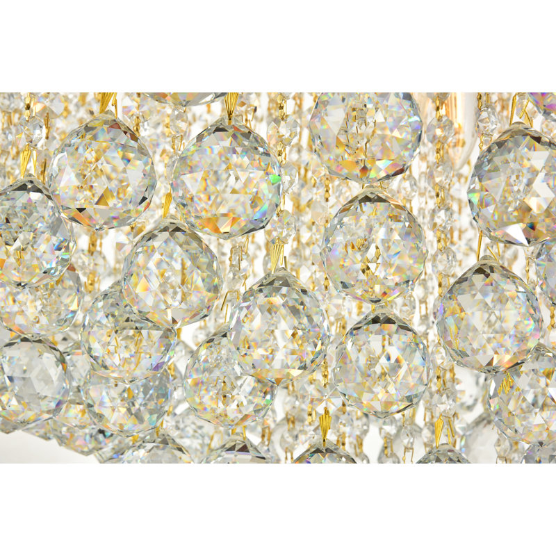 Stoller 16 - Light Dimmable Empire Chandelier, Gold