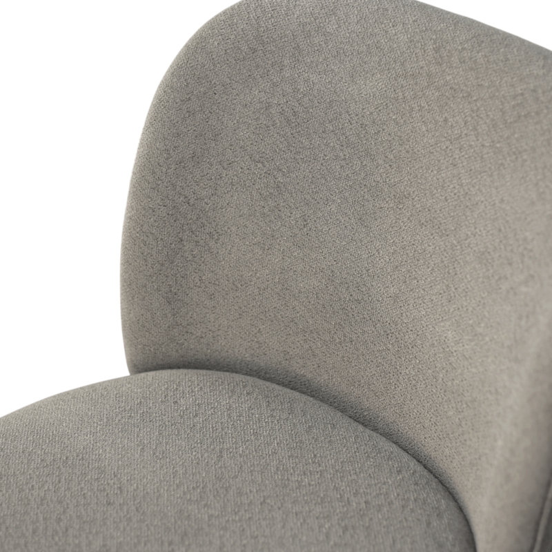 Chaise d'appoint Mino, gris chaud, Gris chaleureux