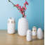 Vase de table en porcelaine 3 pièces Solifl'Or