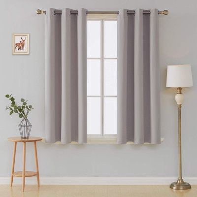 Jeffro Pair of Eyelet Blackout Curtain Panels