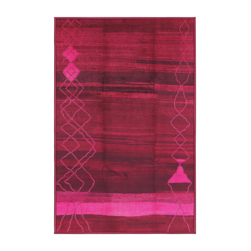 Tapis 100% moderne de style Mid-Century lavable à la machine 739, Rectangle 2 pi x 3 pi