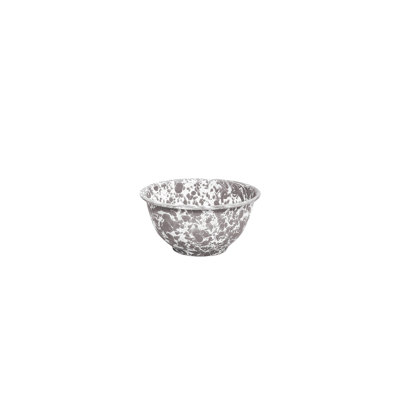 Crow Canyon Enamelware Splatter Cereal Bowls, Yellow