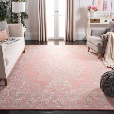 Area Rug - Petals Light Pink – LeighDeux, LLC