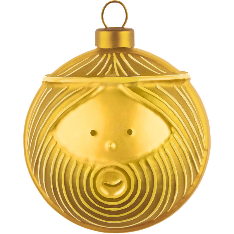 Glass People Bauble, Gold
