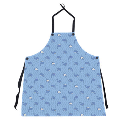 Tablier à motif baleines