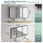 Belwood Recessed or Surface Framed Medicine Cabinet with Beveled Mirror Door & Adjustable Glass Shelves-811599432-813065520