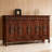 Brown Solid + Manufactured Wood Shoe Storage Bench